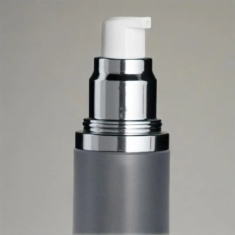 Airless Bottle Matte Silver 50 ML with Frosted Bottle(2)