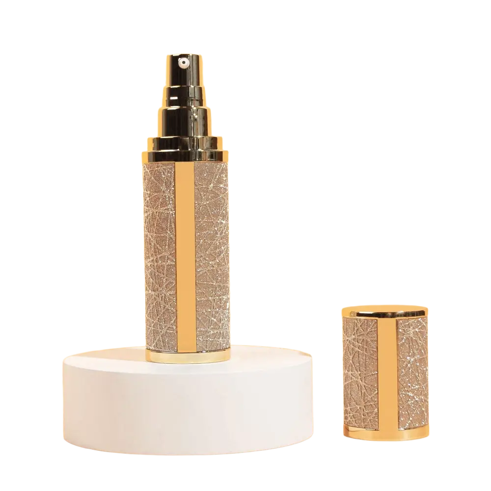 Cosmetic Leather Bottle Skin Lotion Bottle Luxury case Jar